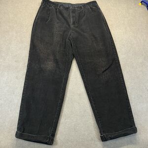 Brooks Brothers Corduroy Pants Men's 36x30 Dark Brown Cuffed Legs 100% Cotton